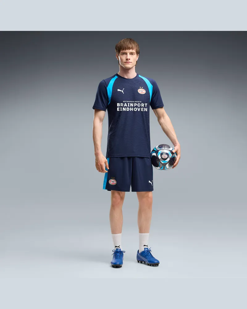 Puma Shorts da allenamento PSV Eindhoven da uomo, Accessori, Blu Blue