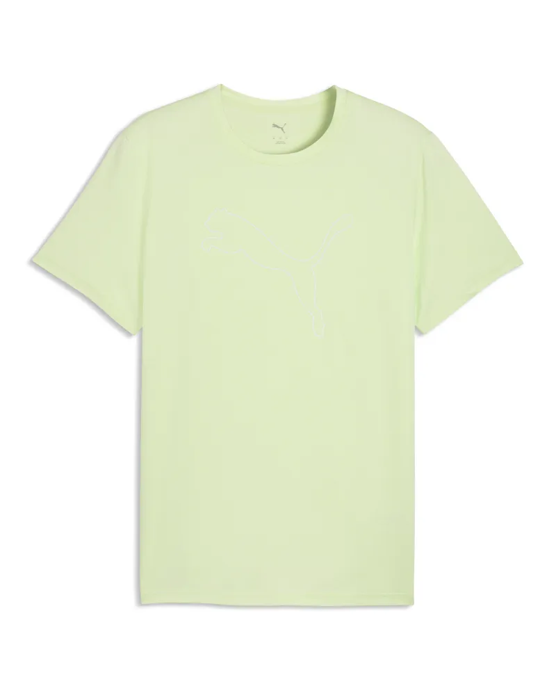 Puma T-shirt TAD ESSENTIALS Heather Cat da uomo, Abbigliamento, Verde Green