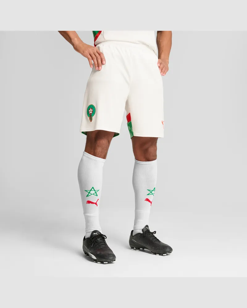 Puma Shorts Marocco 2025 da uomo, Abbigliamento, Bianco White