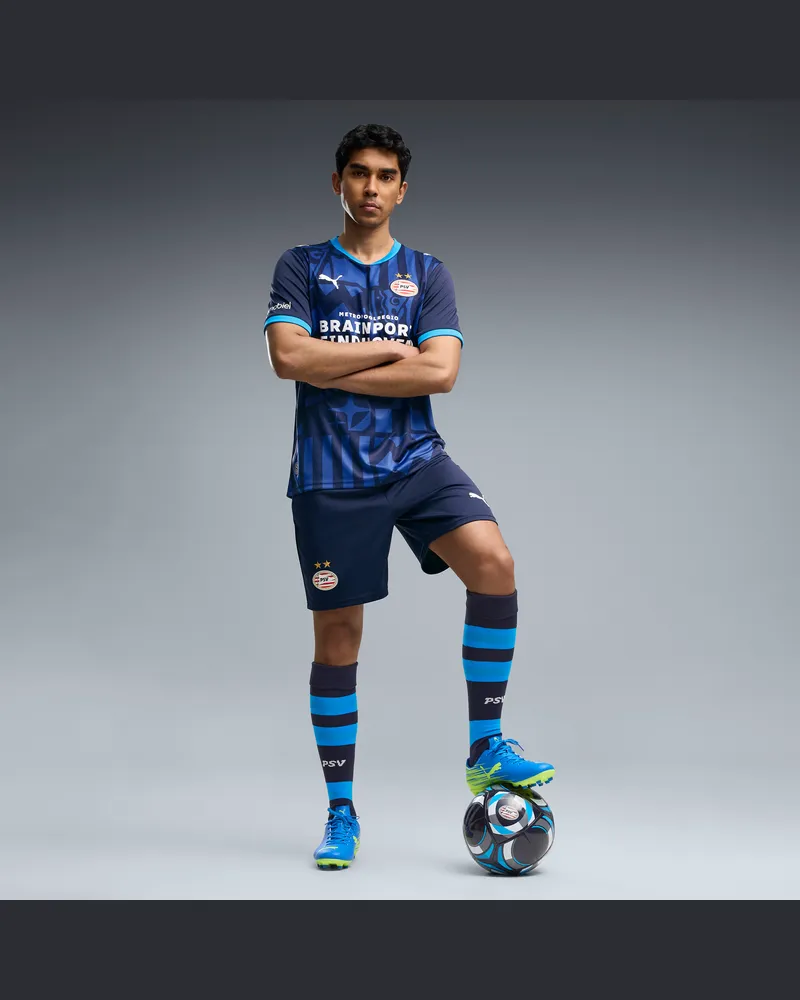 Puma Shorts PSV Eindhoven 26/27 da uomo, Accessori, Blu Blue