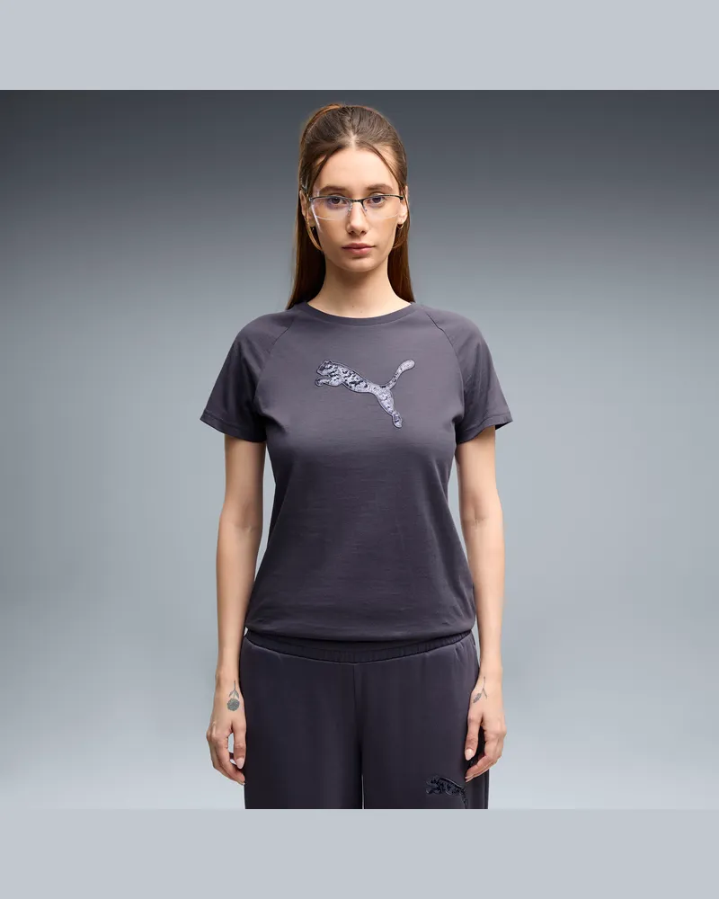 Puma T-shirt Essentials Sequins da donna, Abbigliamento, Grigio Gray