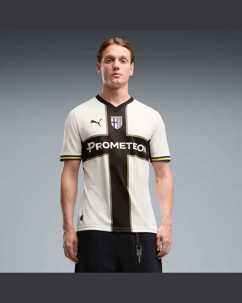 Puma Maglia Home Parma Calcio 1913 da uomo, Abbigliamento, Bianco White
