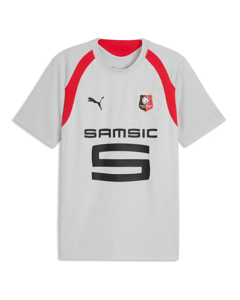 Puma Maglia da training Stade Rennais da uomo, Accessori, Grigio Gray