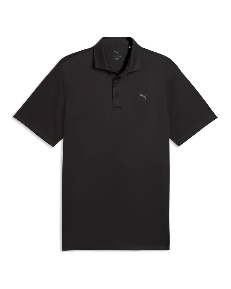 Puma Polo da golf Pure 3.0 da uomo, Abbigliamento, Nero Black