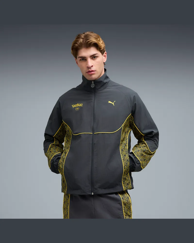 Puma Giacca sportiva  x POKÉMON PUMATECH-X da uomo, Abbigliamento, Grigio Gray