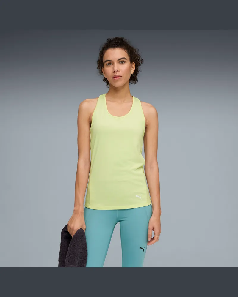 Puma Canotta Racerback TAD ESSENTIALS da donna, Abbigliamento, Verde Green