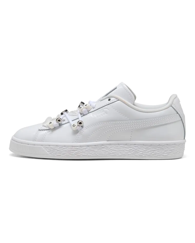 Puma Sneakers Suede Bloom Patent da donna, Scarpe, Bianco White