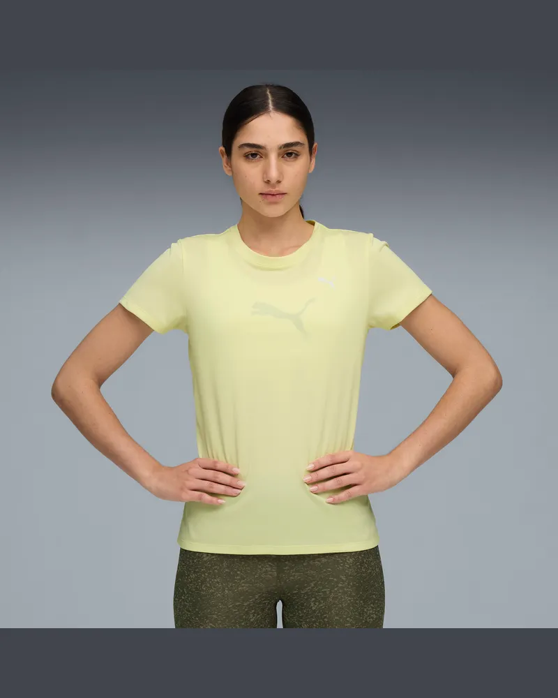 Puma T-shirt Train All Day Essentials da donna, Abbigliamento, Giallo Yellow