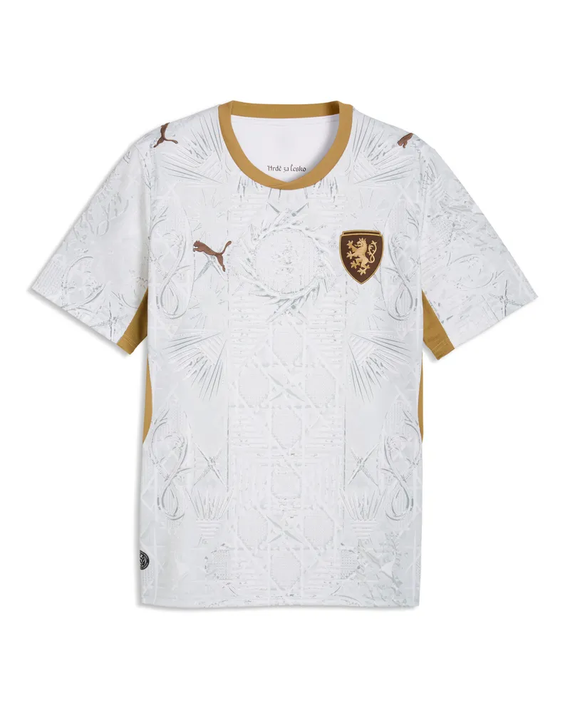 Puma Maglia Away Repubblica Ceca 2026 da uomo, Accessori, Bianco White