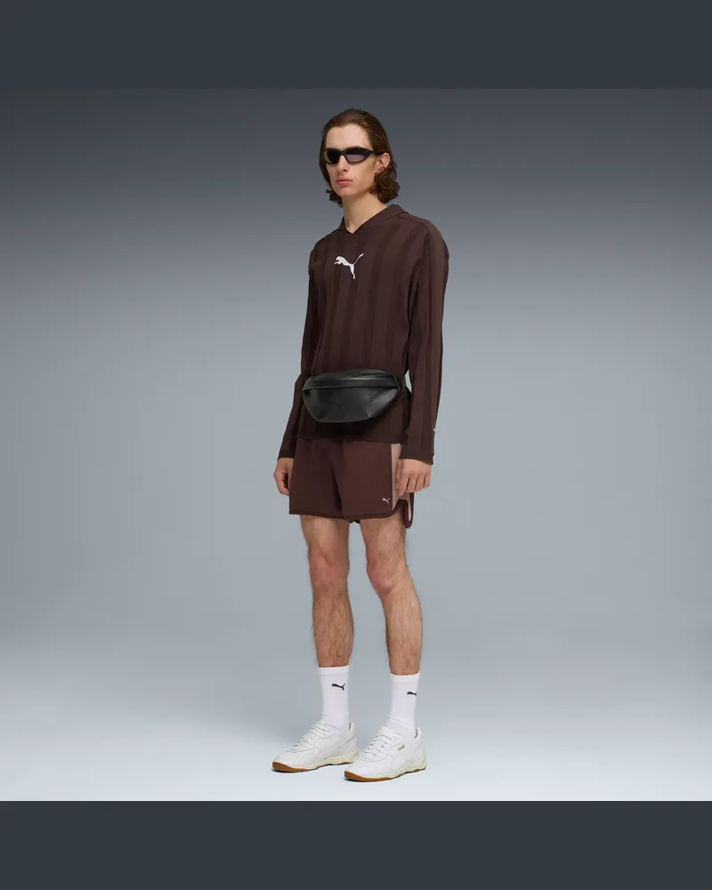 Puma Shorts in maglia T7 da uomo, Abbigliamento, Marrone Brown