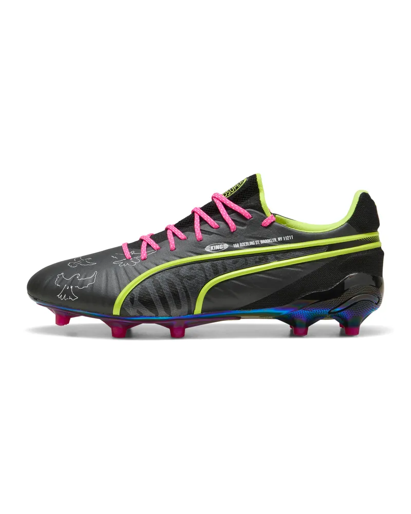 Puma Scarpe da calcio KING ULTIMATE x KIDSUPER FG/AG unisex, Scarpe, Nero Black