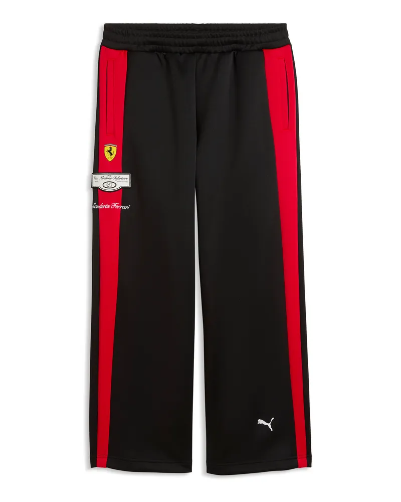 Puma Pantaloni sportivi Ferrari T7 da uomo, Accessori, Nero Black