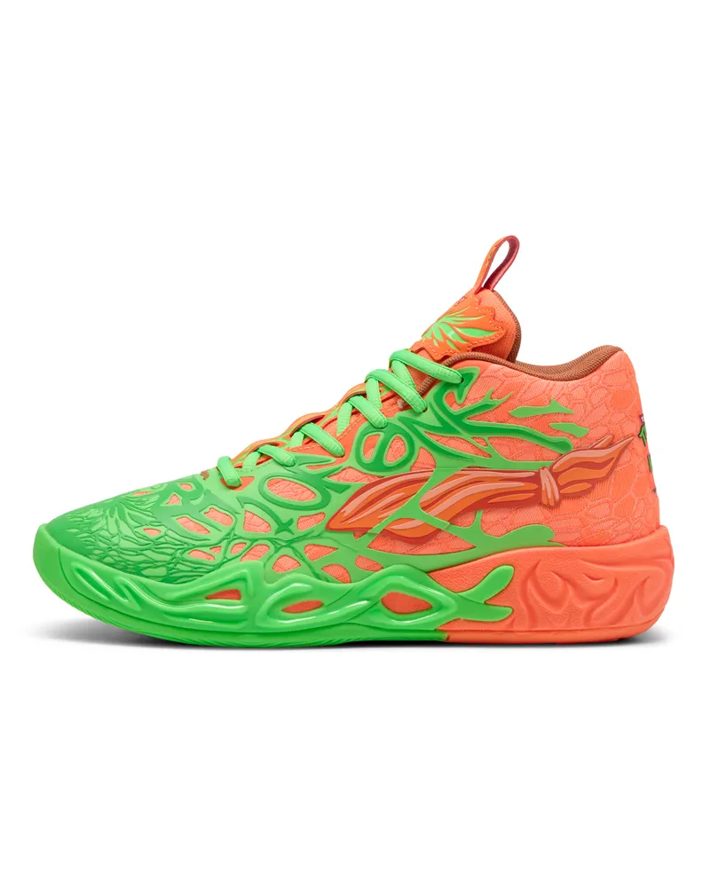 Puma Scarpe da basket  HOOPS x TMNT MB.04 LM unisex, Scarpe, Verde Green