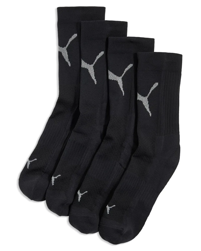 Puma Calze alla caviglia da running  unisex (confezione da 2), Abbigliamento, Nero Black