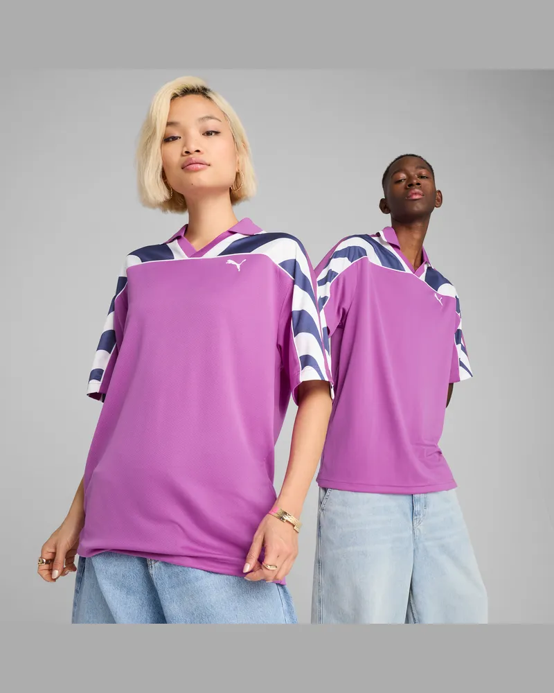 Puma Maglia da calcio FUTURE..ARCHIVE vestibilità comoda unisex, Abbigliamento, Viola Purple