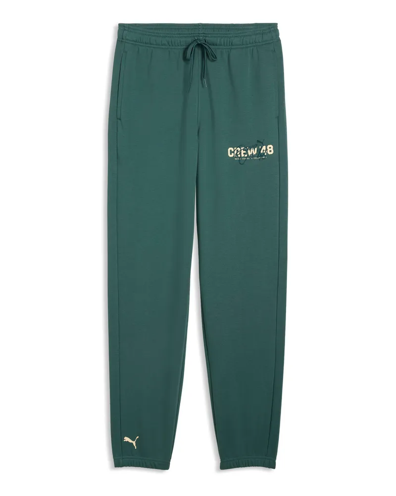 Puma Pantaloni da training  Crew da uomo, Accessori, Verde Green