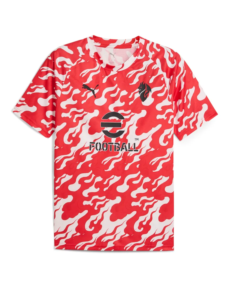 Puma Maglia pre-partita AC Milan da uomo, Accessori, Bianco White