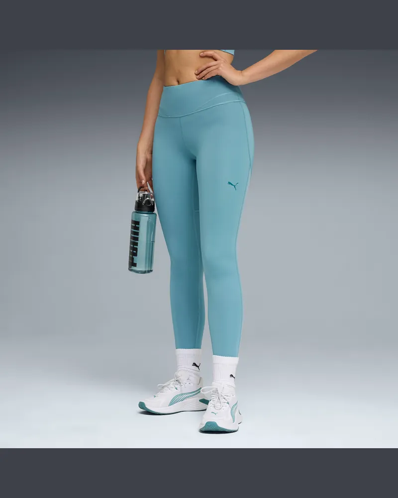 Puma Leggings da training a vita alta  SHAPE da donna, Abbigliamento, Blu Blue