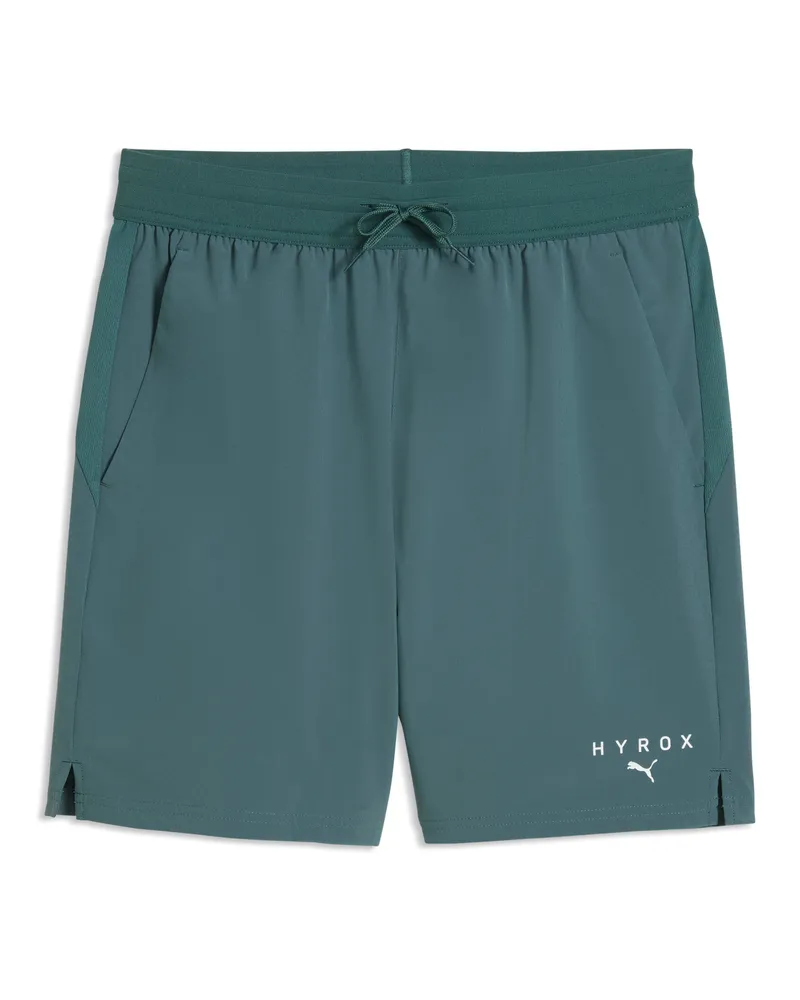 Puma Shorts  x HYROX PWRTRAIN 7" da uomo, Accessori, Verde Green