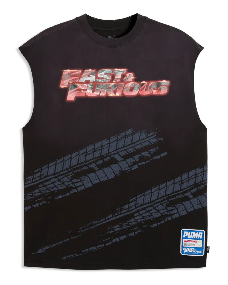 Puma T-shirt  x FAST & FURIOUS dal taglio morbido da uomo, Accessori, Nero Black