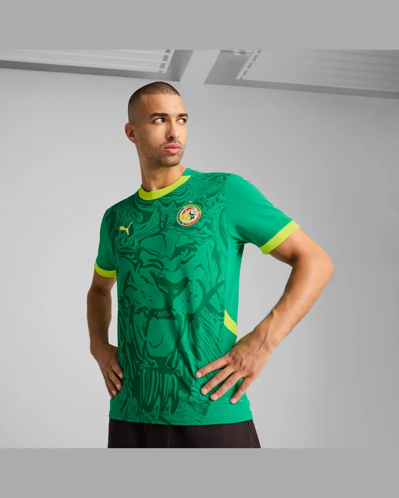 Puma Maglia gara Away Senegal 2025 da uomo, Abbigliamento, Verde Green