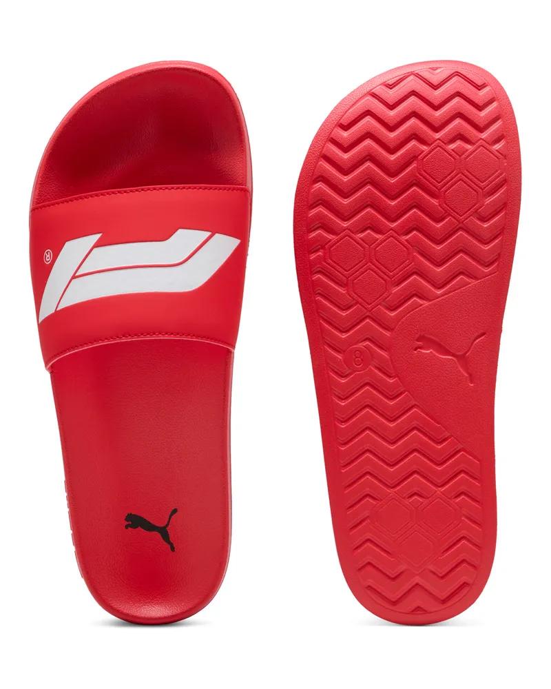 Puma Ciabatte con logo Formula 1® Leadcat 2.0 unisex, Scarpe, Rosso Red