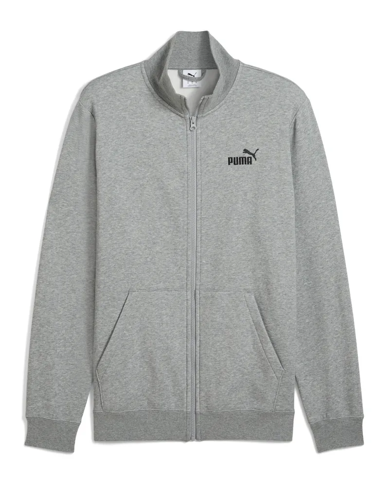 Puma Giacca da corsa con logo Essentials N. 1 da uomo, Abbigliamento, Grigio Gray