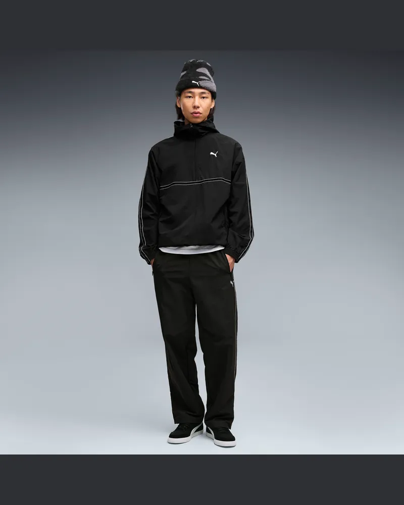 Puma Pantaloni da tuta in tessuto  Class dal taglio morbido da uomo, Accessori, Nero Black