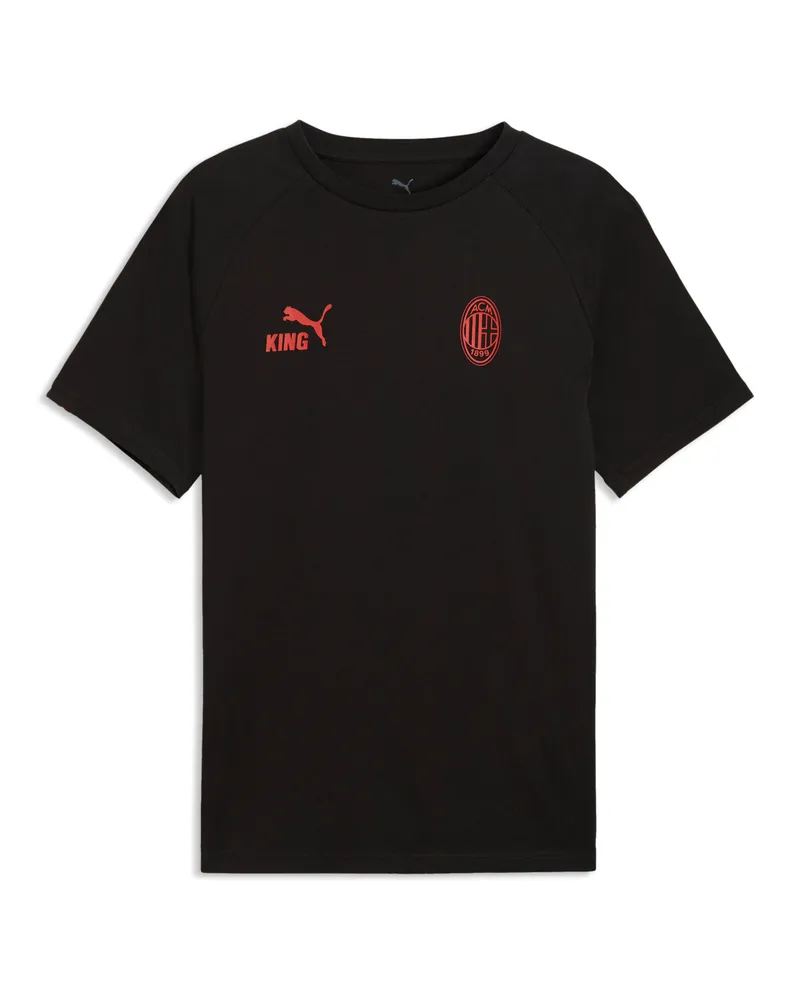 Puma T-shirt AC Milan KING da uomo, Accessori, Nero Black