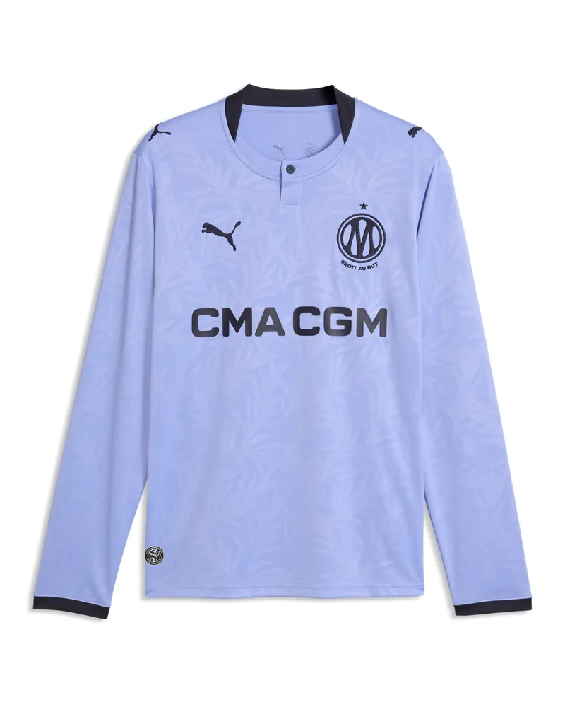Puma Maglia Third a maniche lunghe Olympique de Marseille 26/27 da uomo, Accessori, Viola Purple