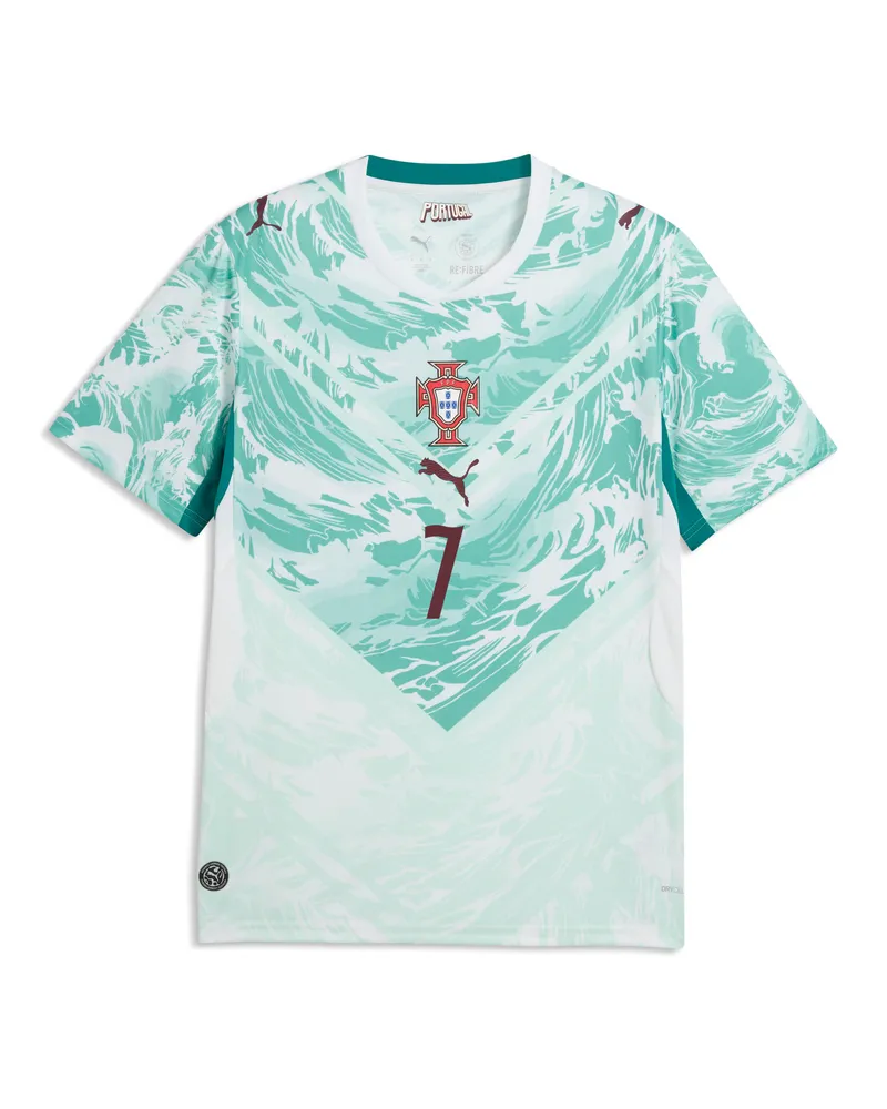 Puma Maglia da gioco Away Portogallo da uomo, Accessori, Bianco White