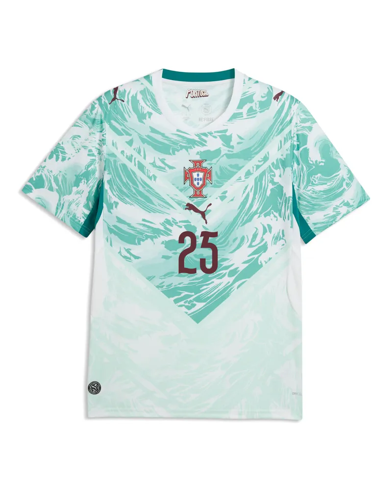 Puma Maglia da gioco Away Portogallo da uomo, Accessori, Bianco White