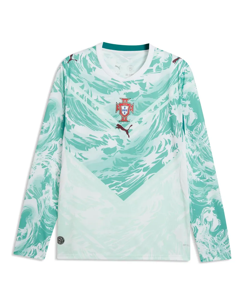 Puma Maglia Away a maniche lunghe Portogallo da uomo, Accessori, Bianco White