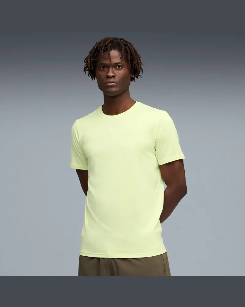 Puma T-shirt TAD ESSENTIALS Heather Cat da uomo, Abbigliamento, Verde Green