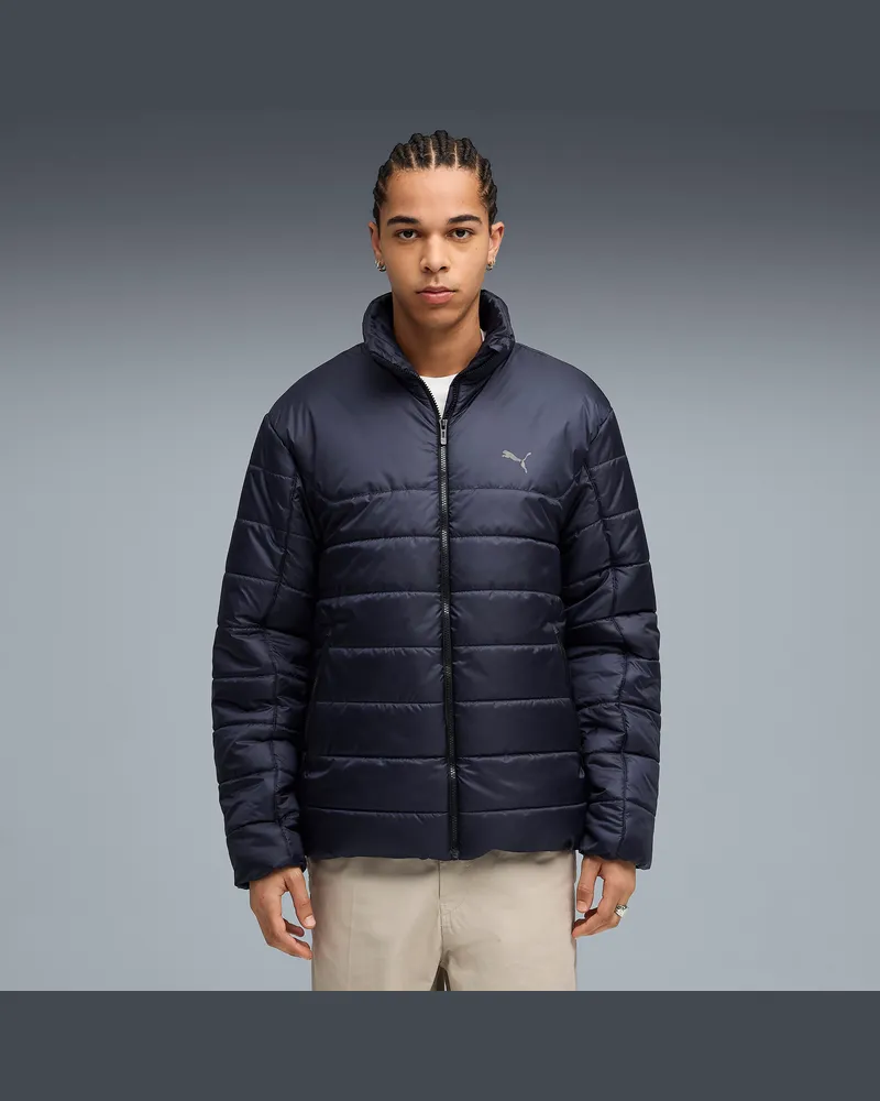 Puma Giacca imbottita Essentials da uomo, Abbigliamento, Blu Blue