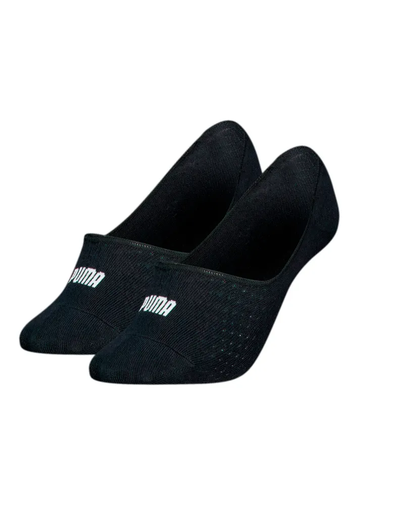 Puma Calzettoni da calcio in tessuto mesh da donna (confezione doppia), Accessori, Nero Black