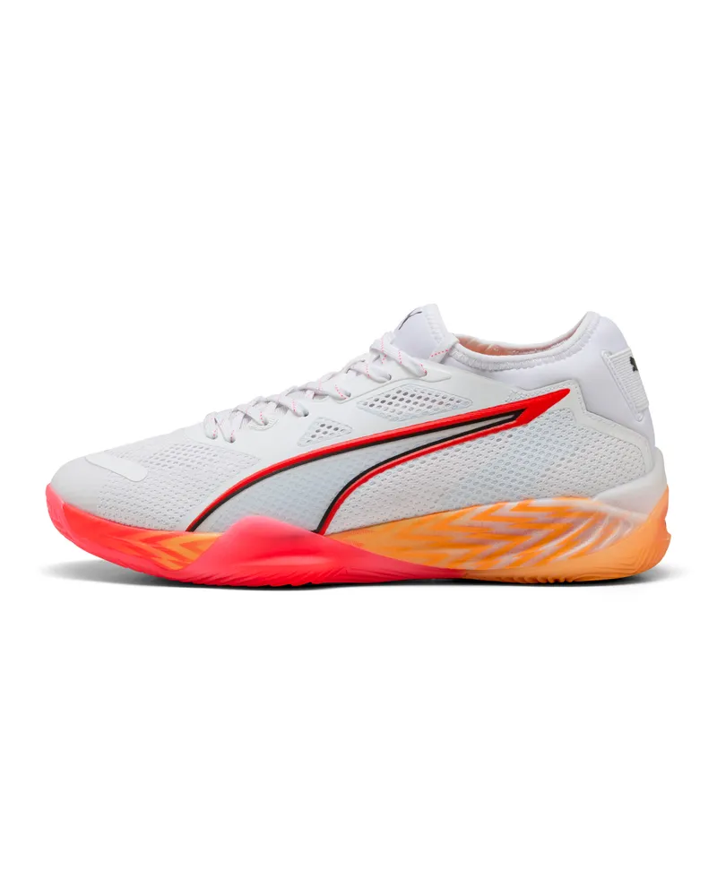 Puma Scarpe da pallamano Eliminate NITRO™ SQD 4 ENERGY unisex, Scarpe, Bianco White