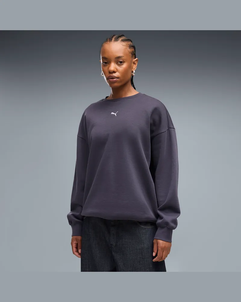 Puma Girocollo oversize Essentials da donna, Abbigliamento, Grigio Gray