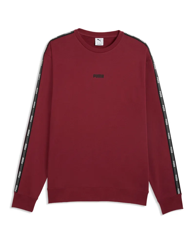 Puma Felpa con nastro da uomo, Abbigliamento, Rosso Red