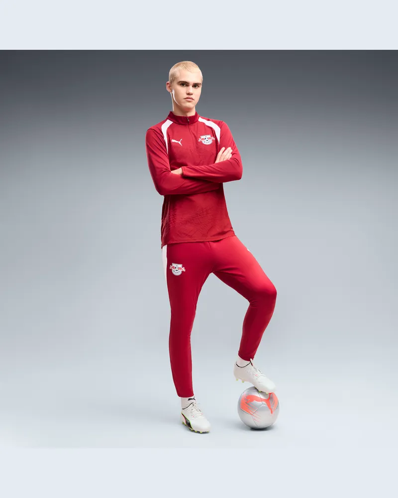 Puma Pantaloni da training RB Leipzig da uomo, Abbigliamento, Rosso Red