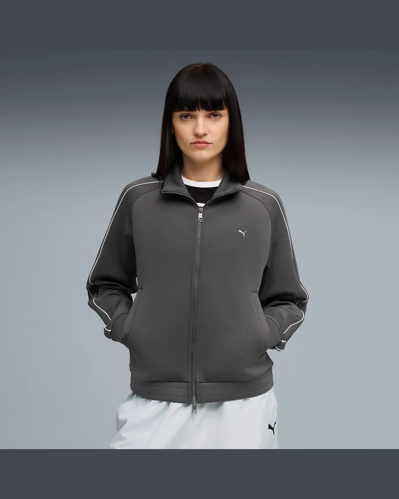 Puma Giacca da corsa T7 da donna, Abbigliamento, Grigio Gray