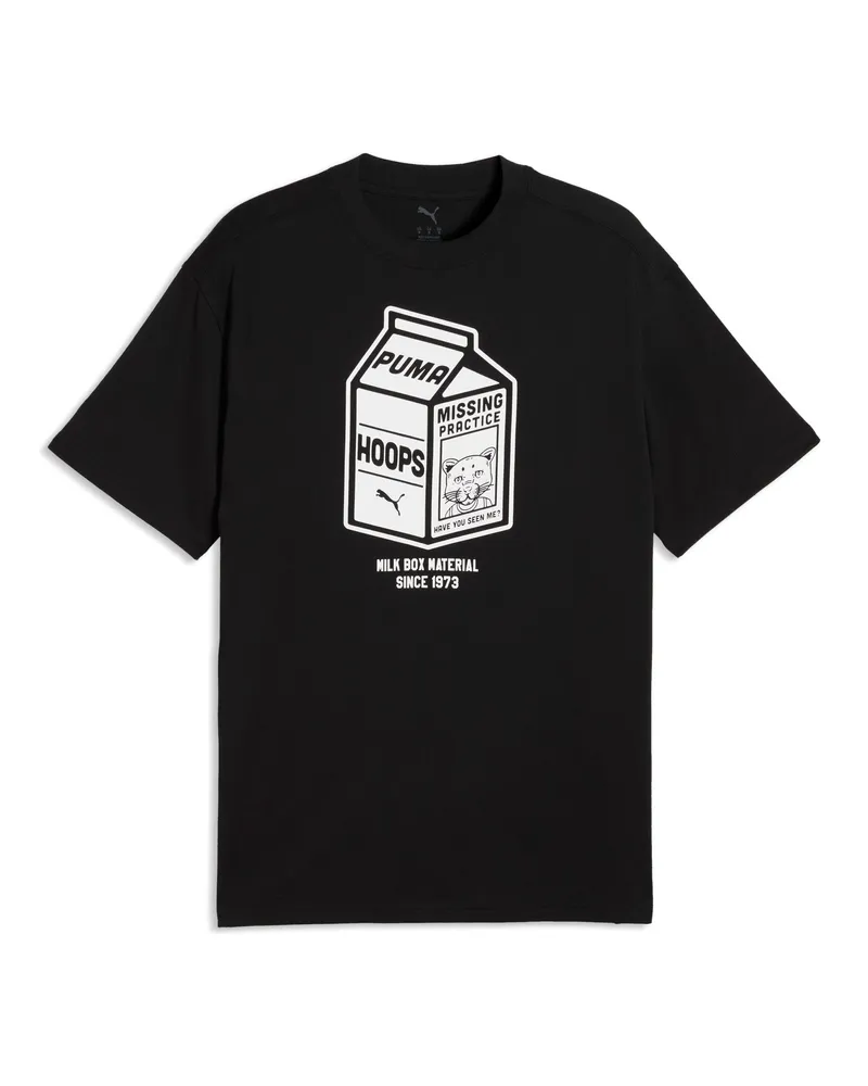 Puma T-shirt Junior Varsity dal taglio morbido da uomo, Abbigliamento, Nero Black