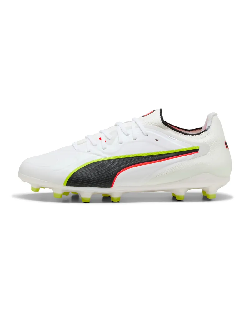 Puma Scarpe da calcio KING 20 ULTIMATE FG/AG da donna, Scarpe, Bianco White