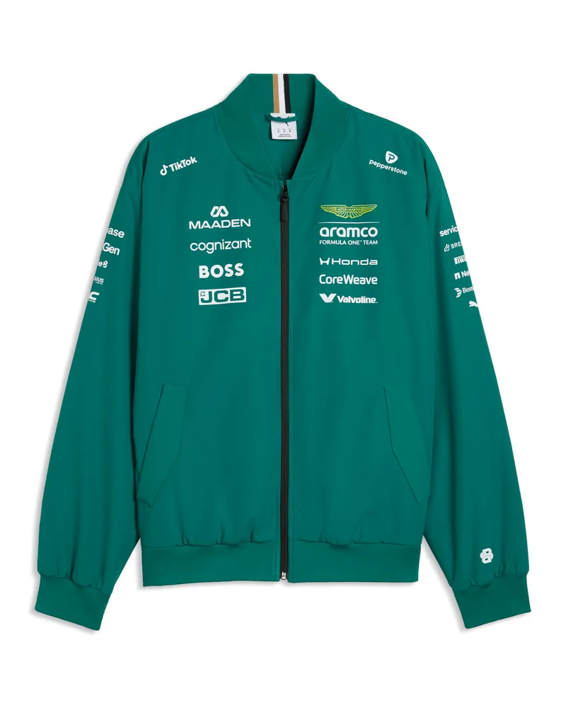 Puma Giacca bomber  x ASTON MARTIN ARAMCO F1® TEAM Replica da uomo, Accessori, Verde Green