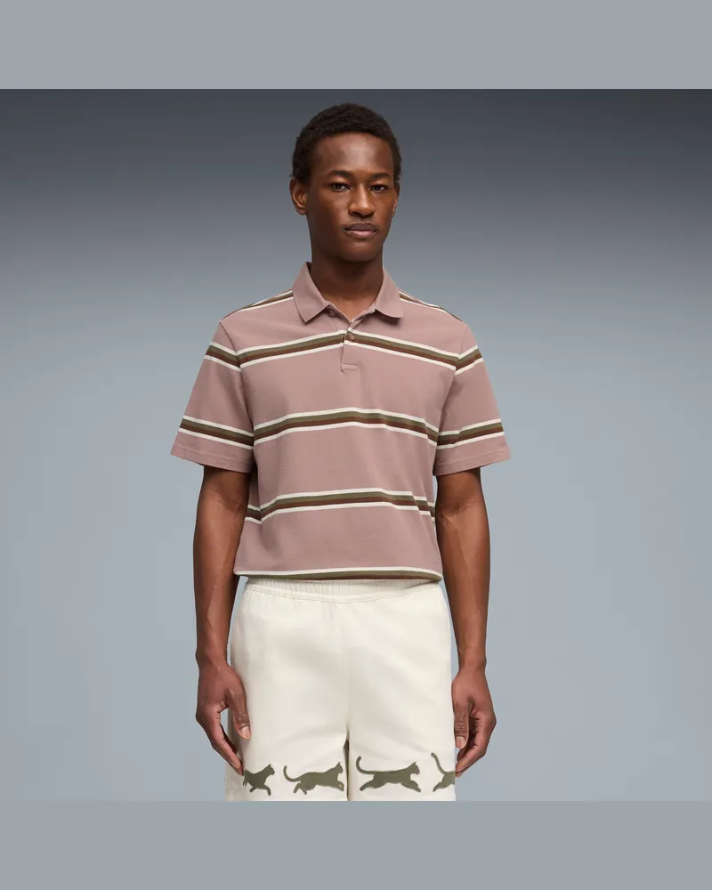 Puma Polo da golf  x GUMTREE GOLF & NATURE CLUB da uomo, Accessori, Beige Beige