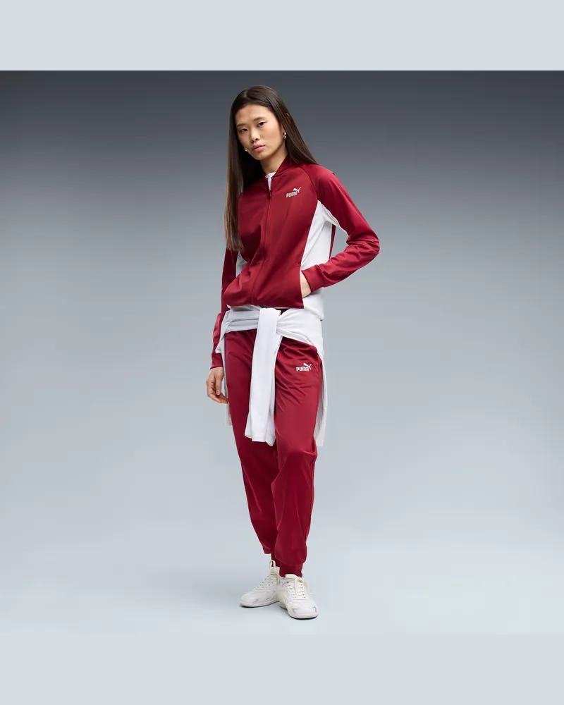 Puma Tuta da baseball da donna, Abbigliamento, Rosso Red