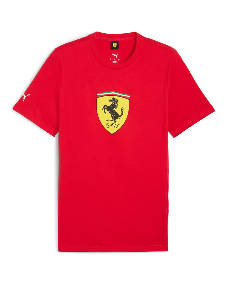 Puma T-shirt Scuderia Ferrari Sportswear ColouRosso Shield da uomo, Accessori Red