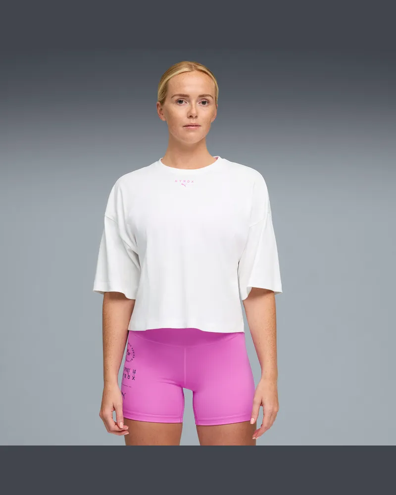 Puma T-shirt cropped  x HYROX Lifestyle da donna, Abbigliamento, Bianco White