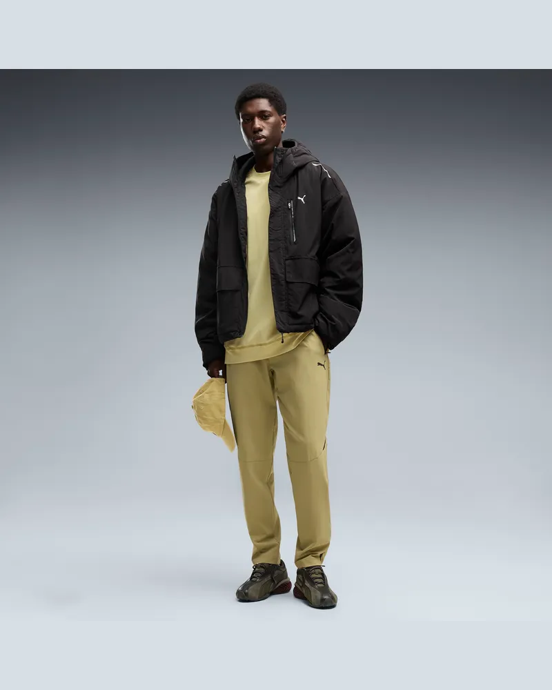 Puma Pantaloni da training elasticizzati a 4 vie TECH da uomo, Accessori, Marrone Brown