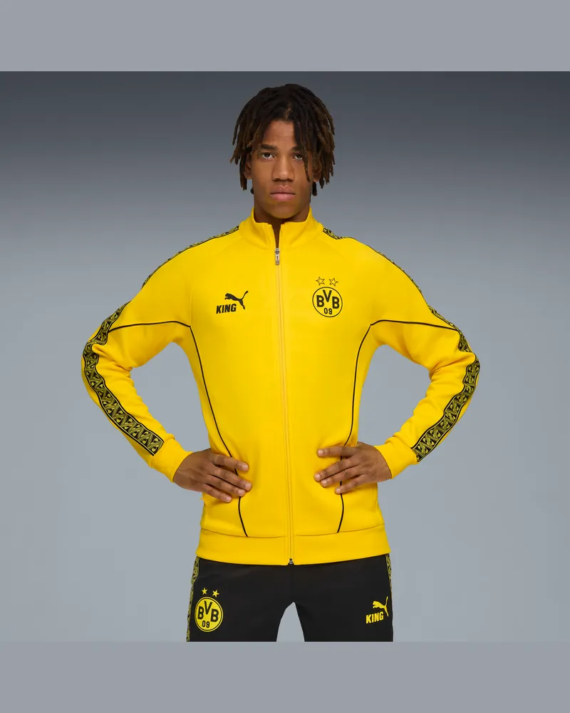 Puma Giacca Borussia Dortmund KING Anthem da uomo, Abbigliamento, Giallo Yellow
